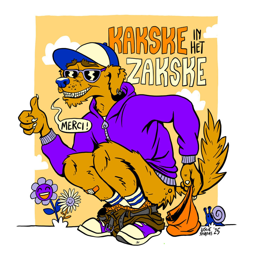 Sticker: Kakske in het zakske