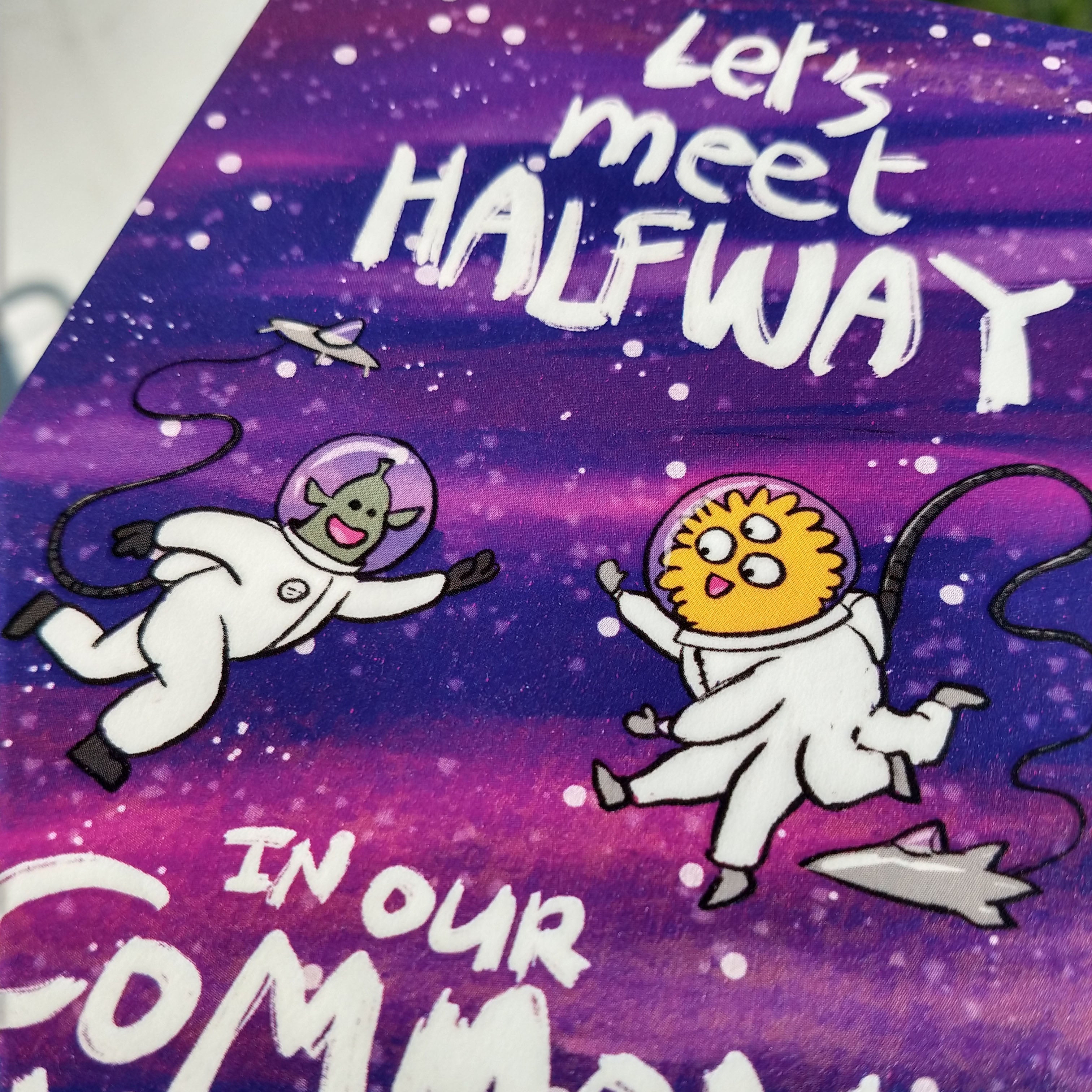 Wenskaart: LSxAut&out - Let's meet halfway